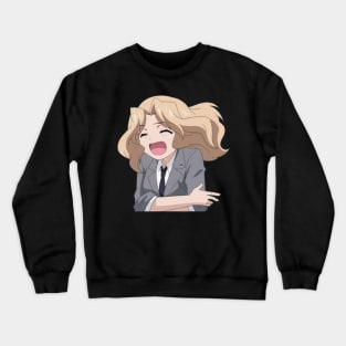 Kay Laughing Girls und Panzer Crewneck Sweatshirt